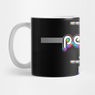 Peace 1960 ColorGroove Retro-Rainbow-Tube nostalgia (wf) Mug